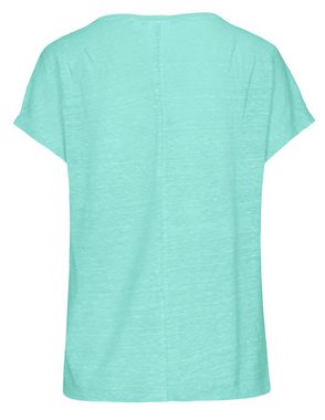 THE FASHION PEOPLE T-Shirt Linen T-Shirt V-Neck