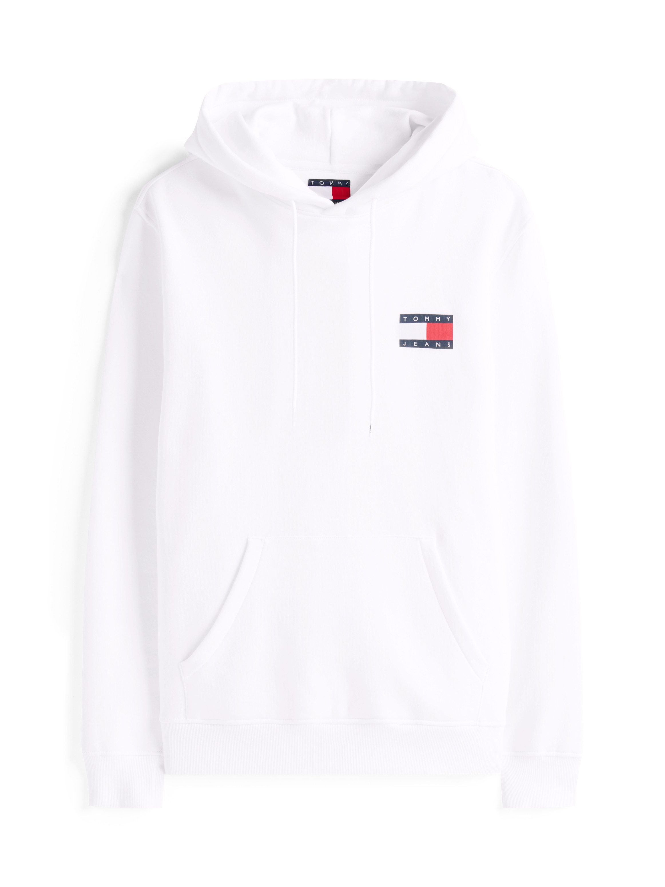 Tommy Jeans Sweatshirt TJM REG ESSENTIAL FLAG HOOD EXT mit bedruckten Markenlogo auf Brusthöhe – Bild 5 von 5