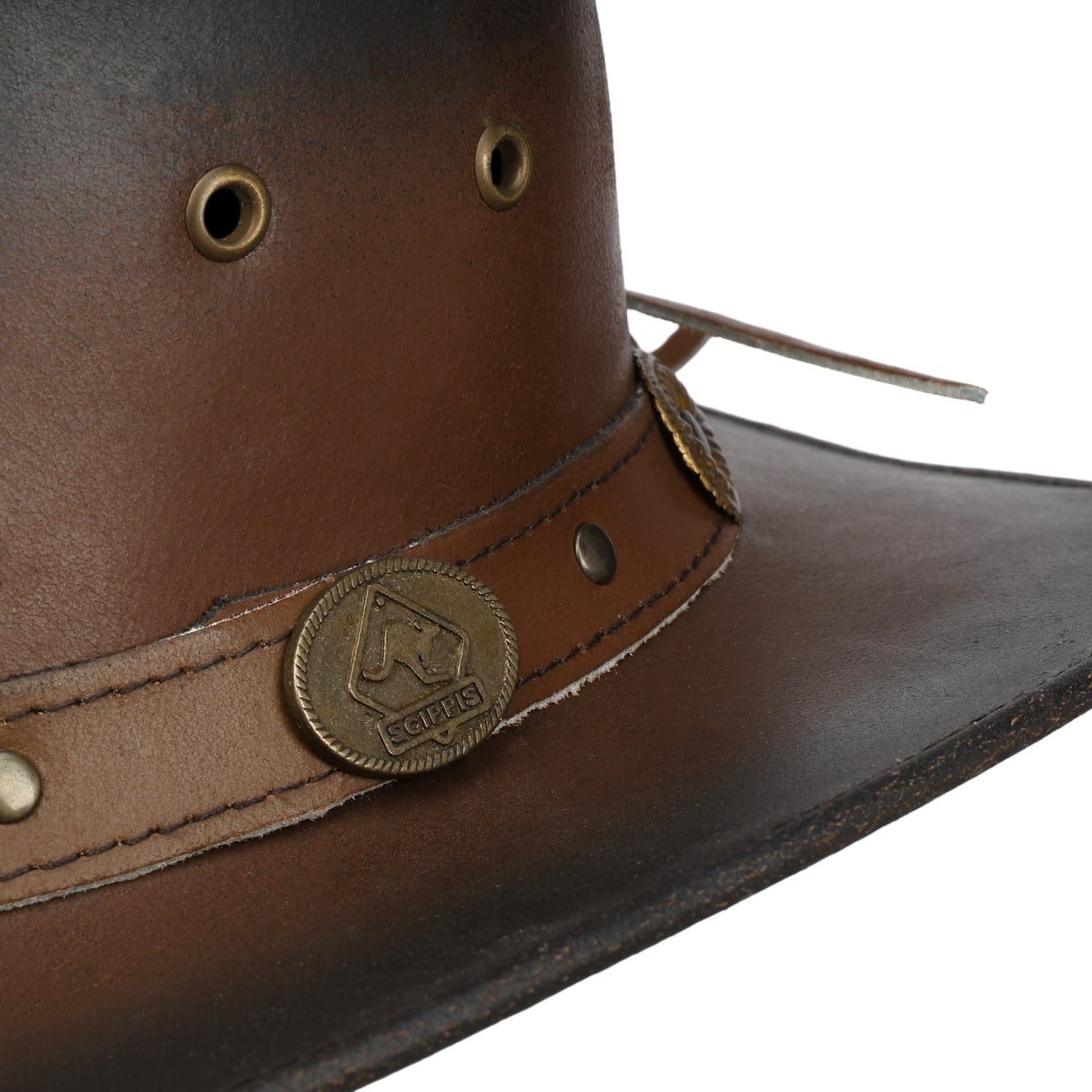 Scippis Cowboyhut (1-St) Lederhut mit Lederband