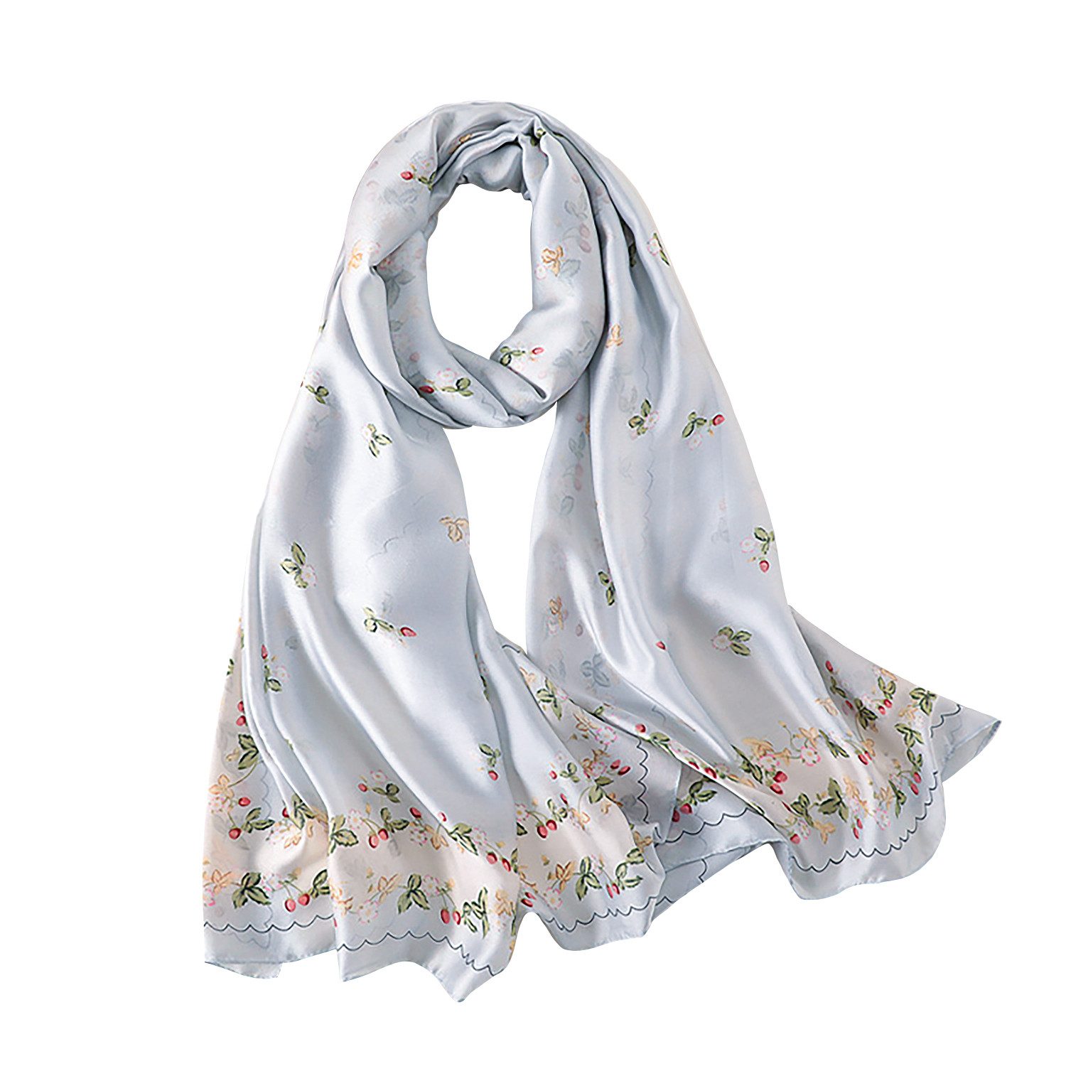 Seidenschal Stola Damen Schultertuch Schal Seidenschal Trachtentuch Pashmina