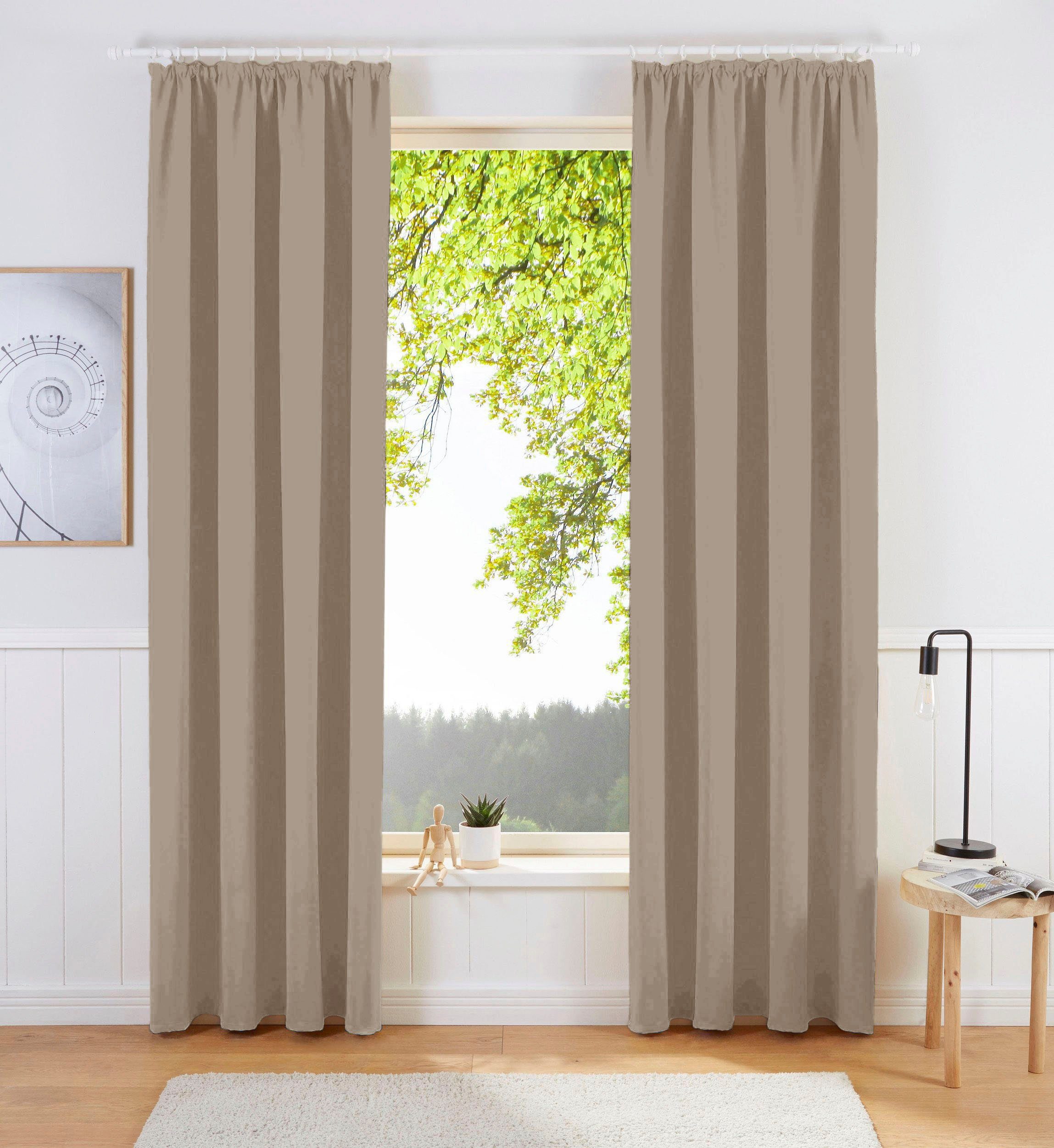 my home Gardine SOLA, Kräuselband (1 günstig online kaufen