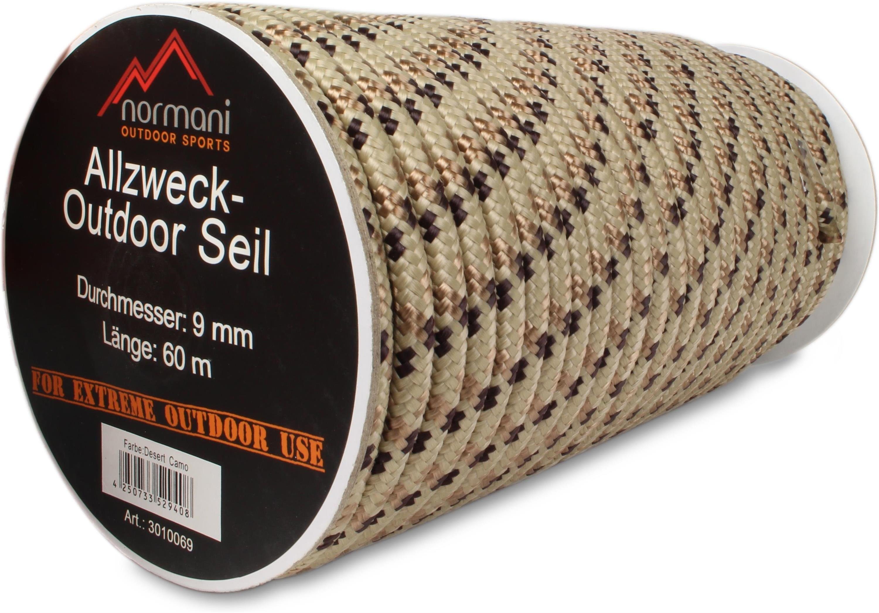 normani Allzweck-Outdoor-Seil 9 mm x 60 günstig online kaufen
