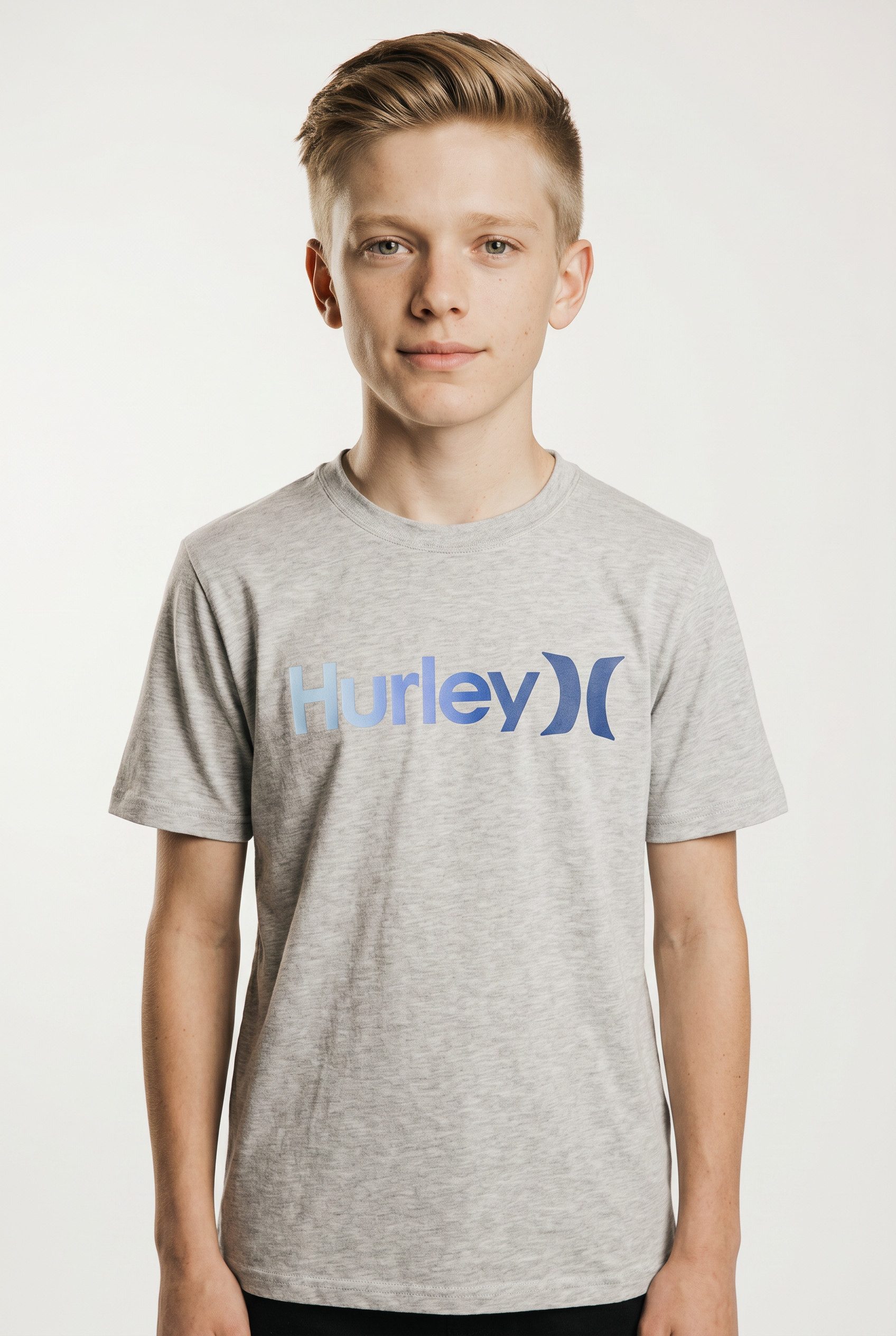 Hurley T-Shirt CORE LOGO TEE 3PK HRLB-3K-9316 (Packung, 3-tlg., 3) für Jugendliche, passgenauer Schnitt, pflegeleicht
