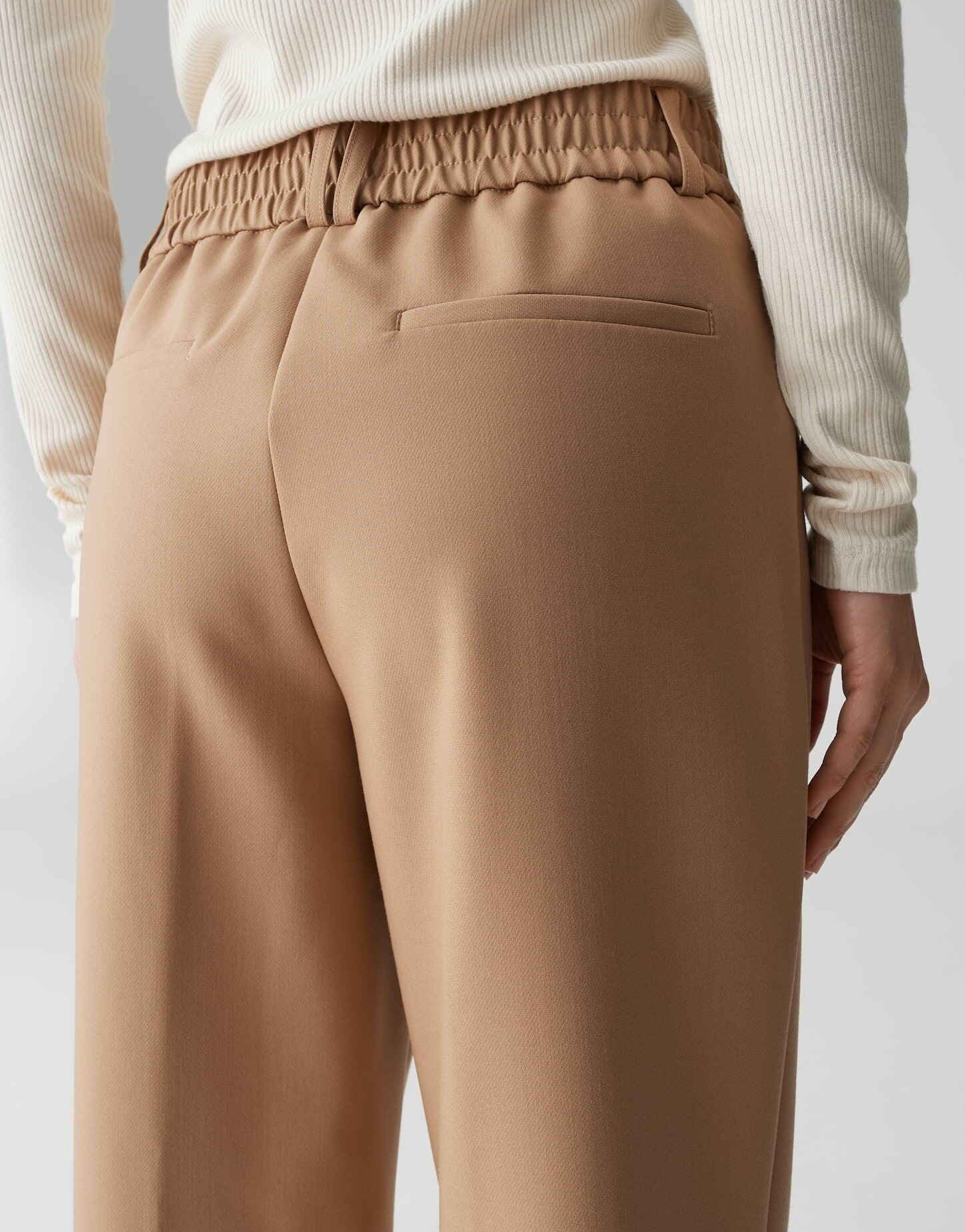 OPUS Stoffhose MEERI DYNAMIC Relaxed mit Komfortbund gerader Beinverlauf, glatter Griff