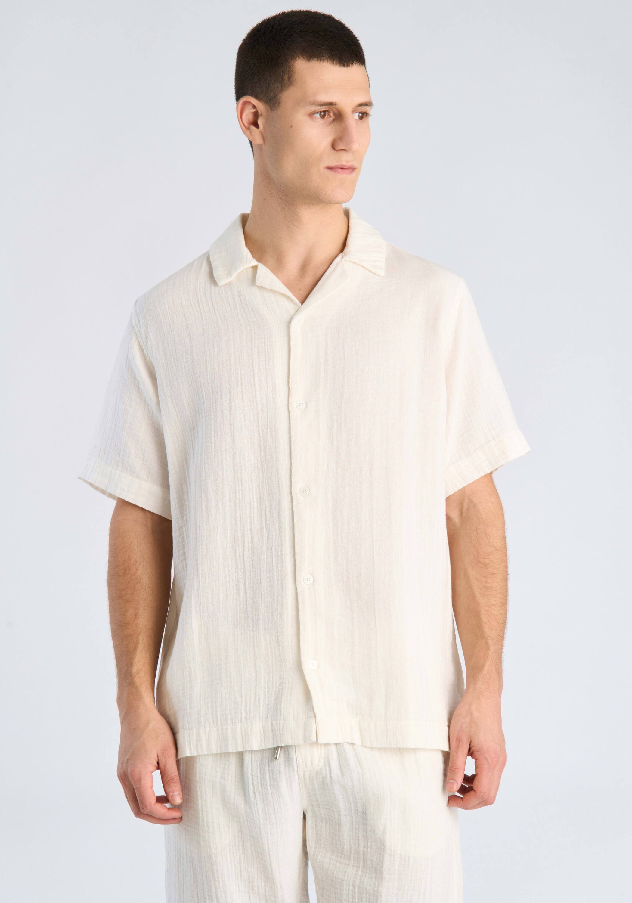 LINDBERGH Kurzarmhemd Freizeithemd (Kurzarm) Regular Box Fit
