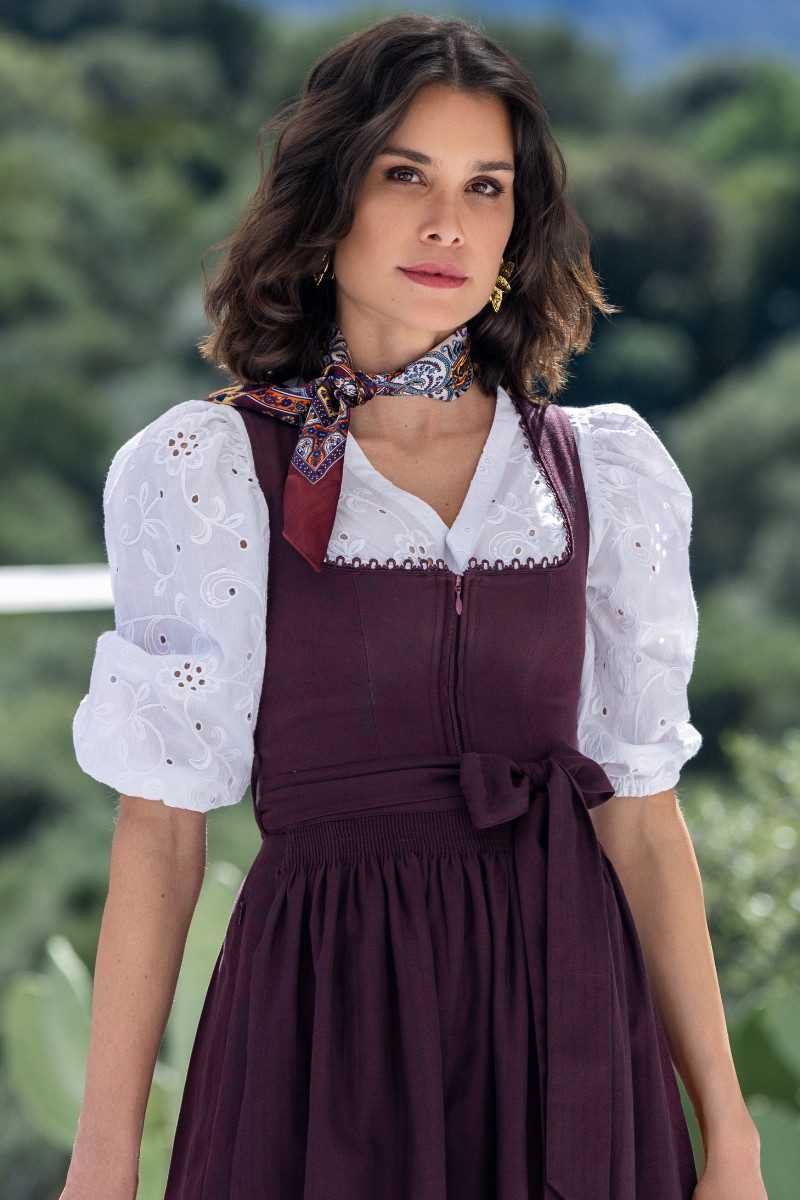 MarJo Dirndl Midi Dirndl 2tlg. - THALBERG - mahagoni