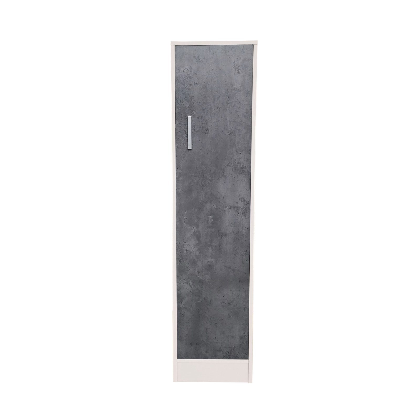 HTI-Line Hochschrank Küchenschrank Kombi S Blanca (1-St) Mehrzweckschrank weiß, beton | Hochschränke