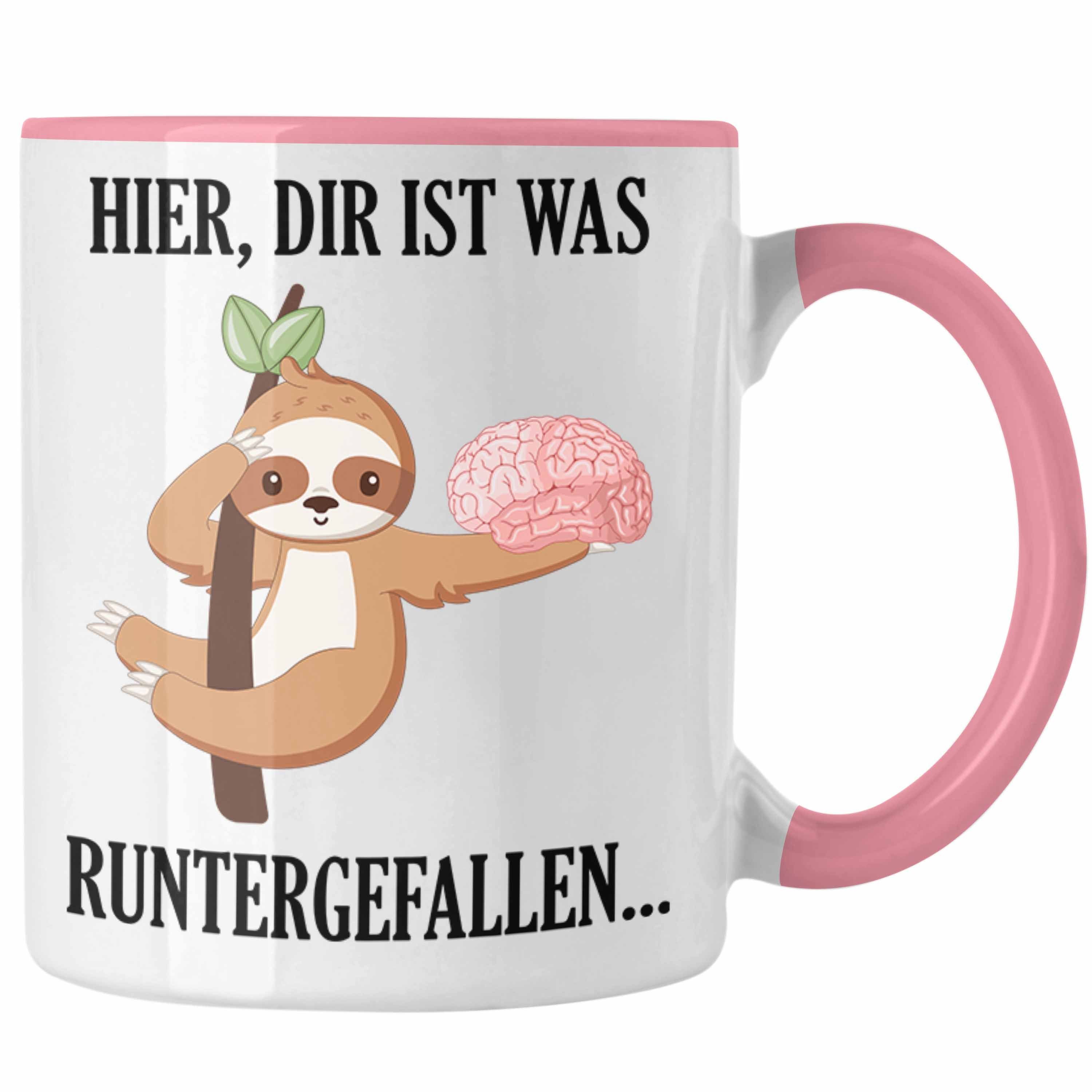 Trendation Tasse Dir Ist Was Runtergefallen Tasse Spruch Witzig Humor