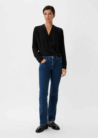 Comma 5-Pocket-Jeans Relaxed: Jeans mit Flared leg Waschung