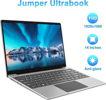 JUMPER IPS Full HD Quad-Core Prozessor Notebook (Intel, 256 GB SSD, Bluetooth 4.0, 1920 x 1080, 2.4G/5G WiFi, Type-C, Mini HDMI)