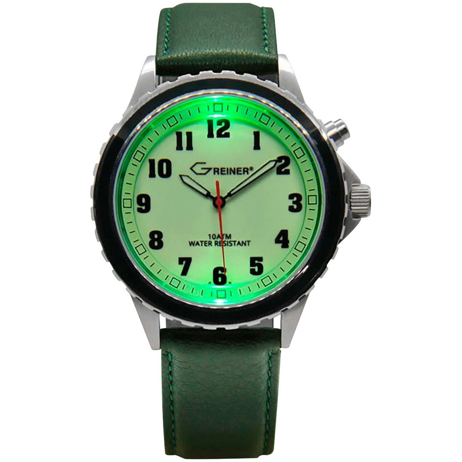 Greiner Chronograph Armbanduhr Ansitz