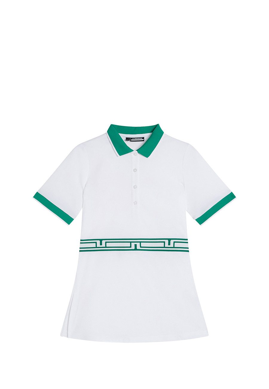 J.LINDEBERG Trainingspullover J.Lindeberg Damen BELINA Golf Poloshirt weiß