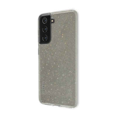 SKECH Smartphone-Hülle »Sparkle«, [Samsung Galaxy S22+ (Plus) Hülle / Case / Cover / Schutzhülle, Wireless-Charging kompatibel, Fallschutz aus bis zu 2,4 Metern Höhe, Vergilbungsbeständig] - snow spark / transparent