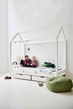 Hoppekids Kinderbett Rausfallschutz für ECO Dream, ECO Luxury & DELUXE Kiefer massiv weiß