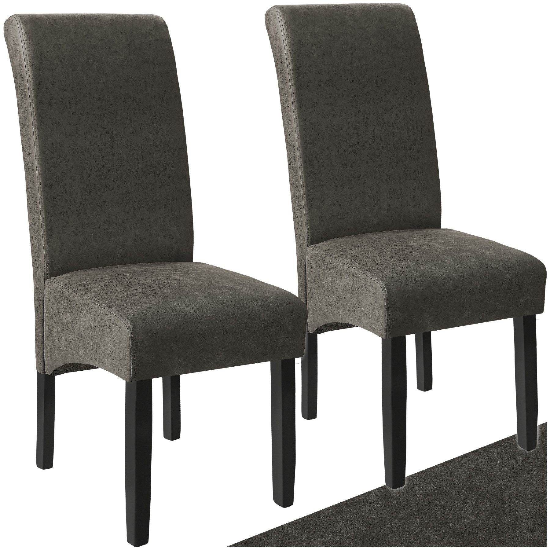 tectake Esszimmerstuhl (Set, 2 St), Ergonomische günstig online kaufen