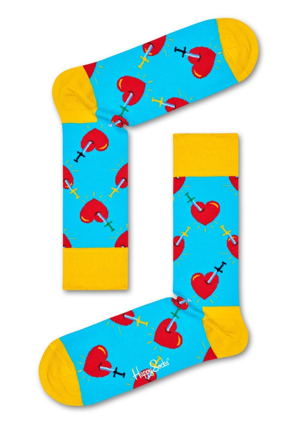 Happy Socks Socken Tagessocke Crew Broken günstig online kaufen