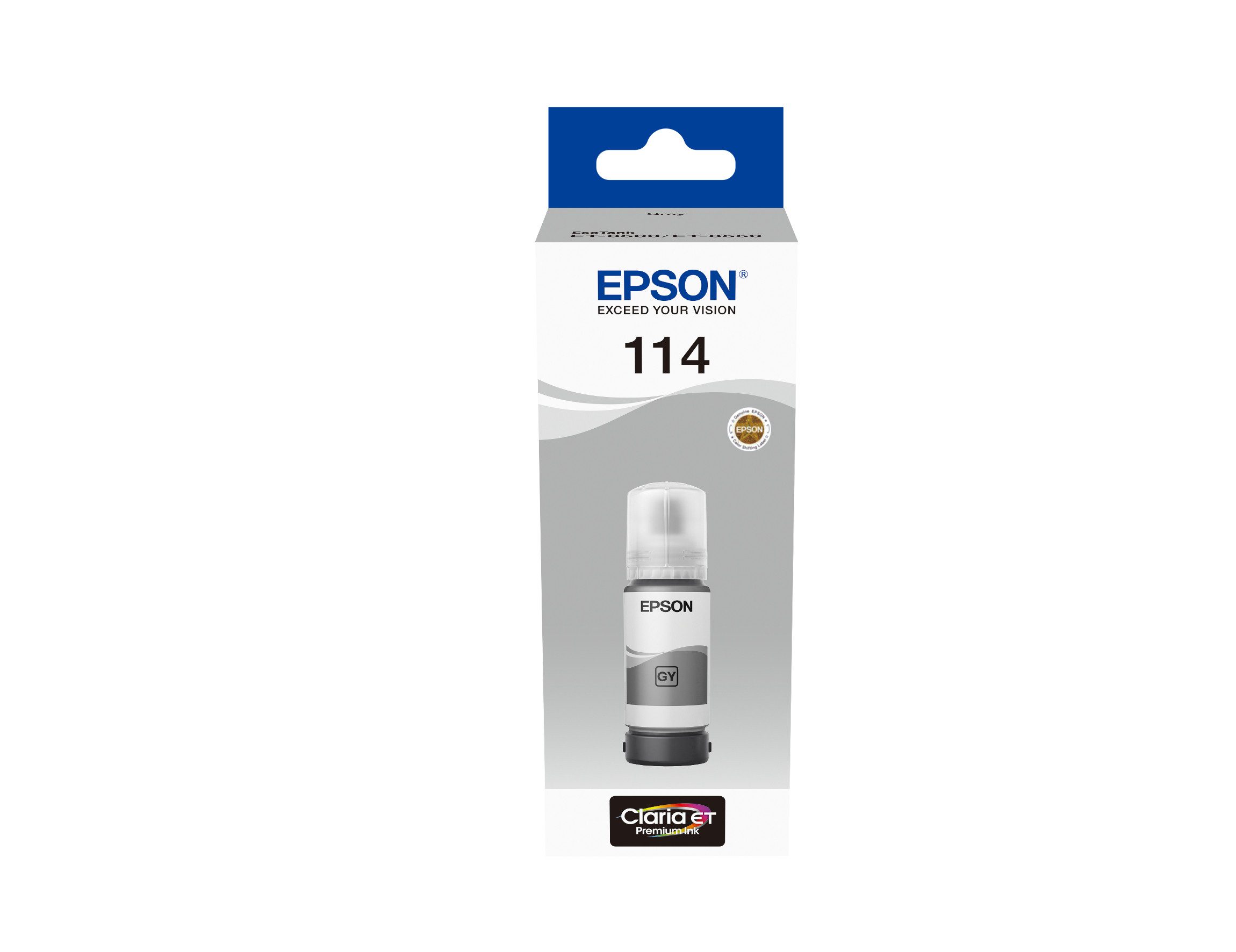 Epson Tintenflasche 114 Grau (ca. 70ml) Tintenpatrone