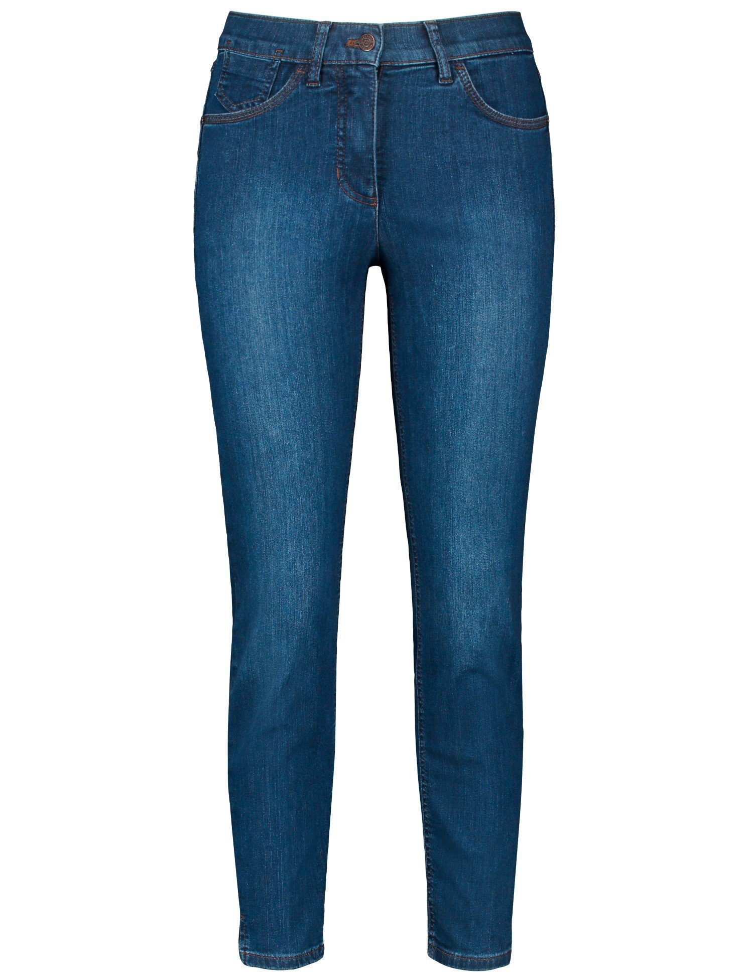 5-Pocket blue mit WEBER CROPPED Jeans dark 7/8-Jeans use GERRY BEST4ME denim