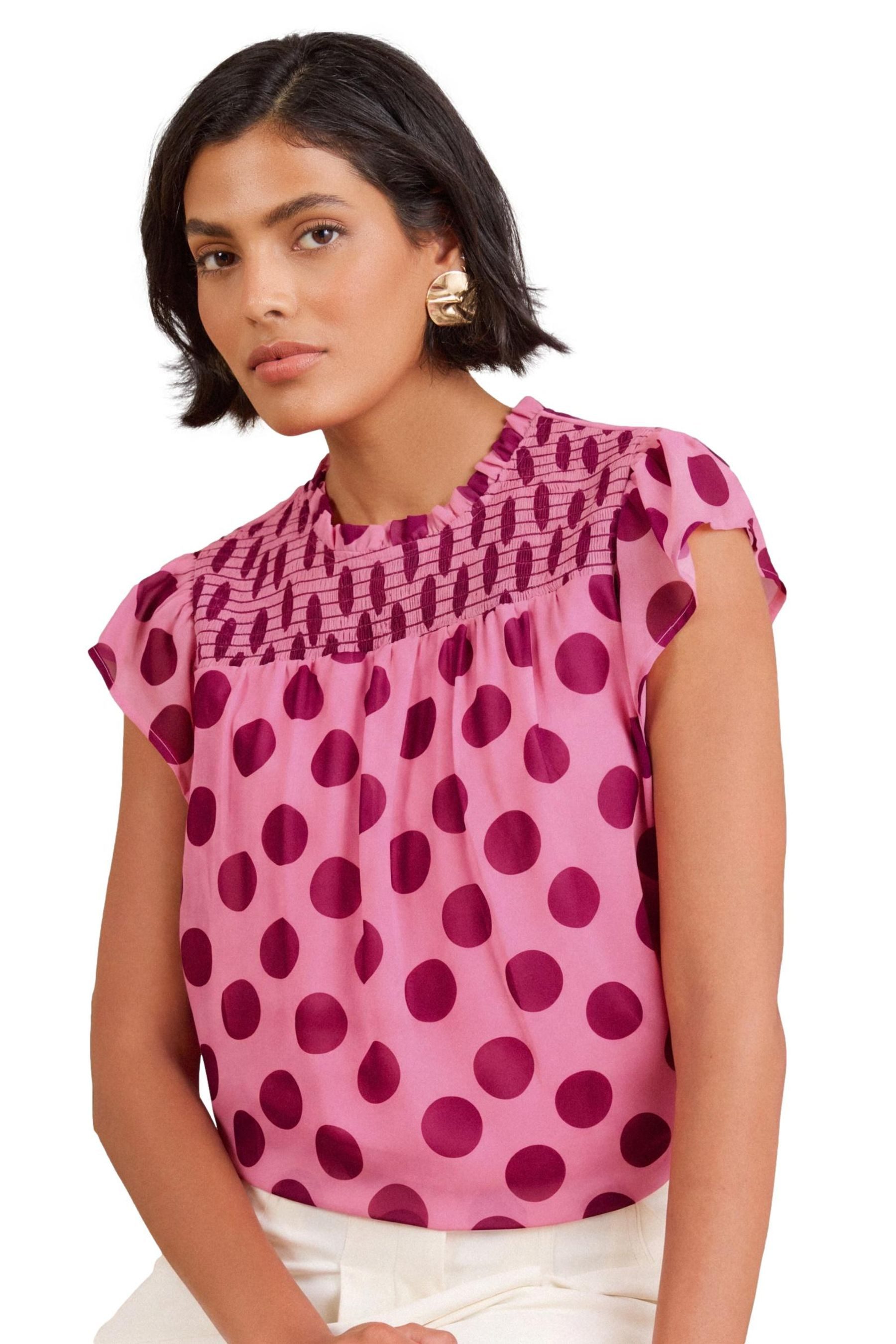 Love & Roses Rüschenbluse Love & Roses Bluse mit Flatterärmeln, Regular (1-tlg)