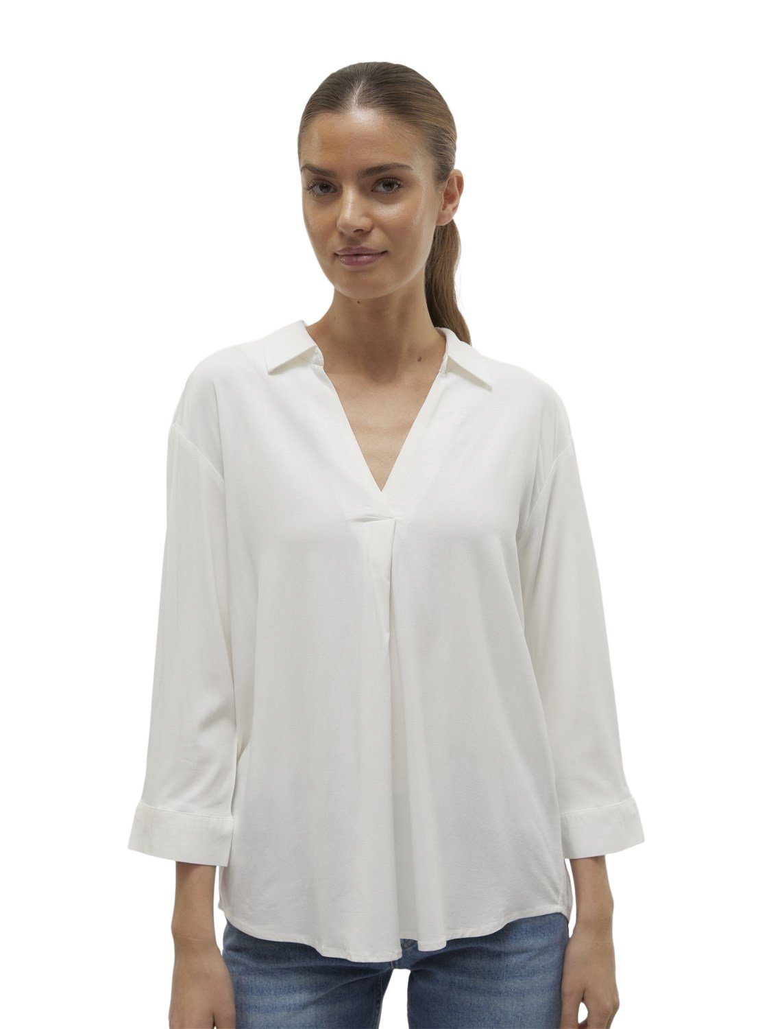 Vero Moda Blusenshirt VMBELLA 3/4 (1-tlg) mit Stretch