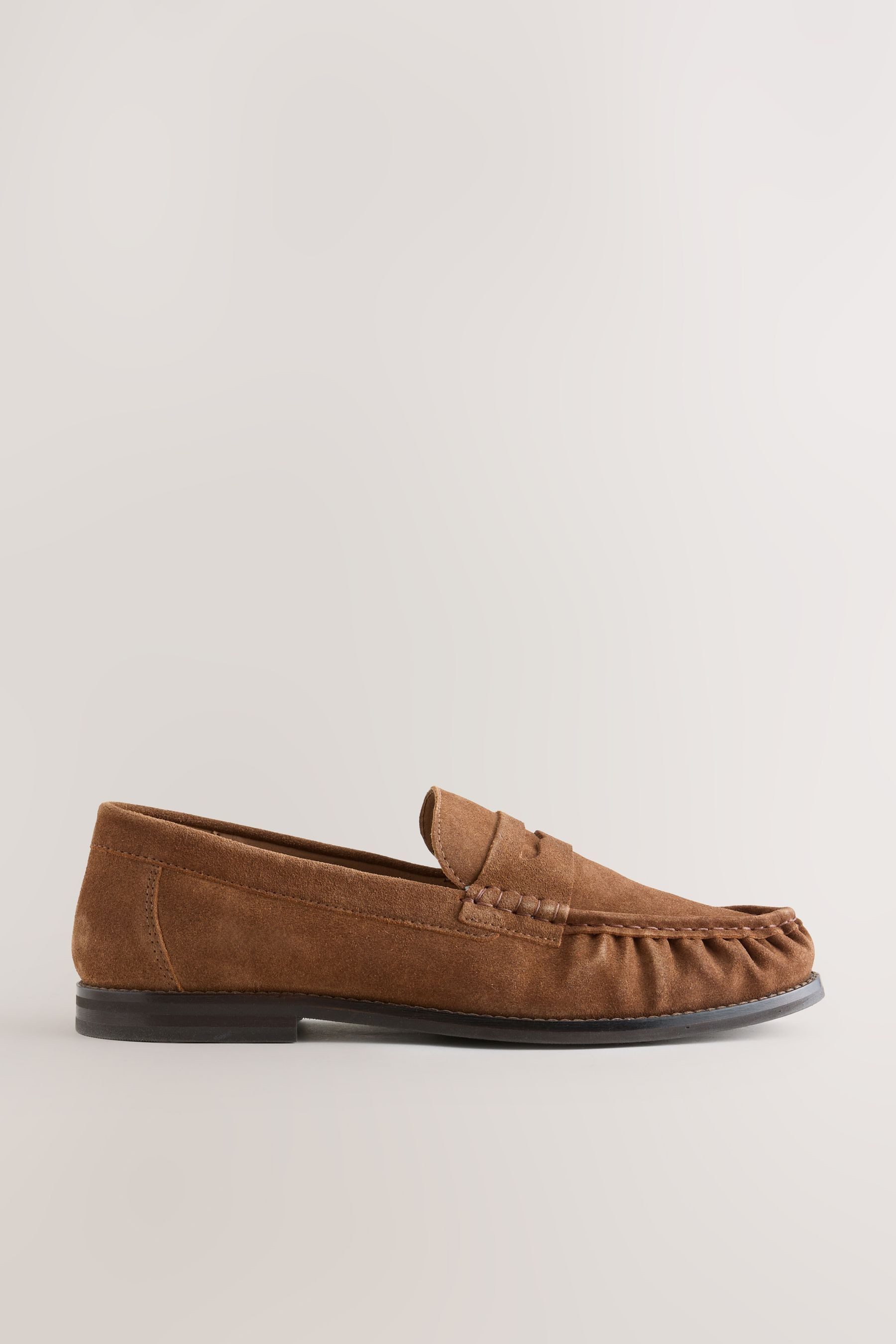 Next N. Premium Veloursleder-Pennyloafer Loafer (1-tlg)