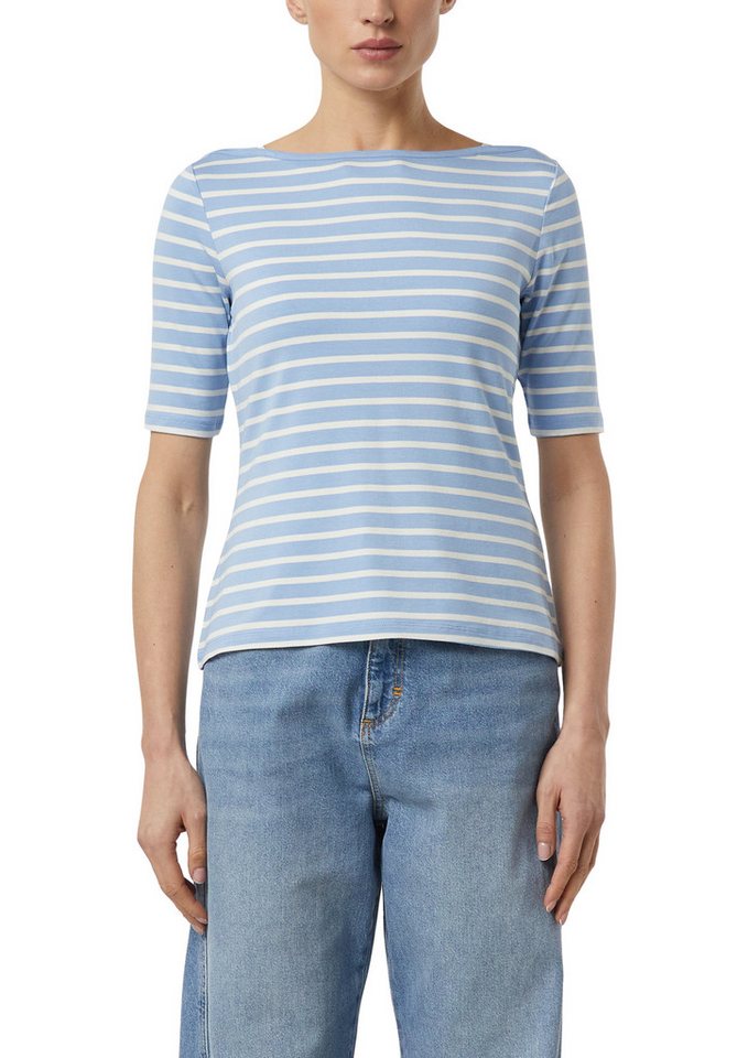 comma T-Shirt im Streifen-Look