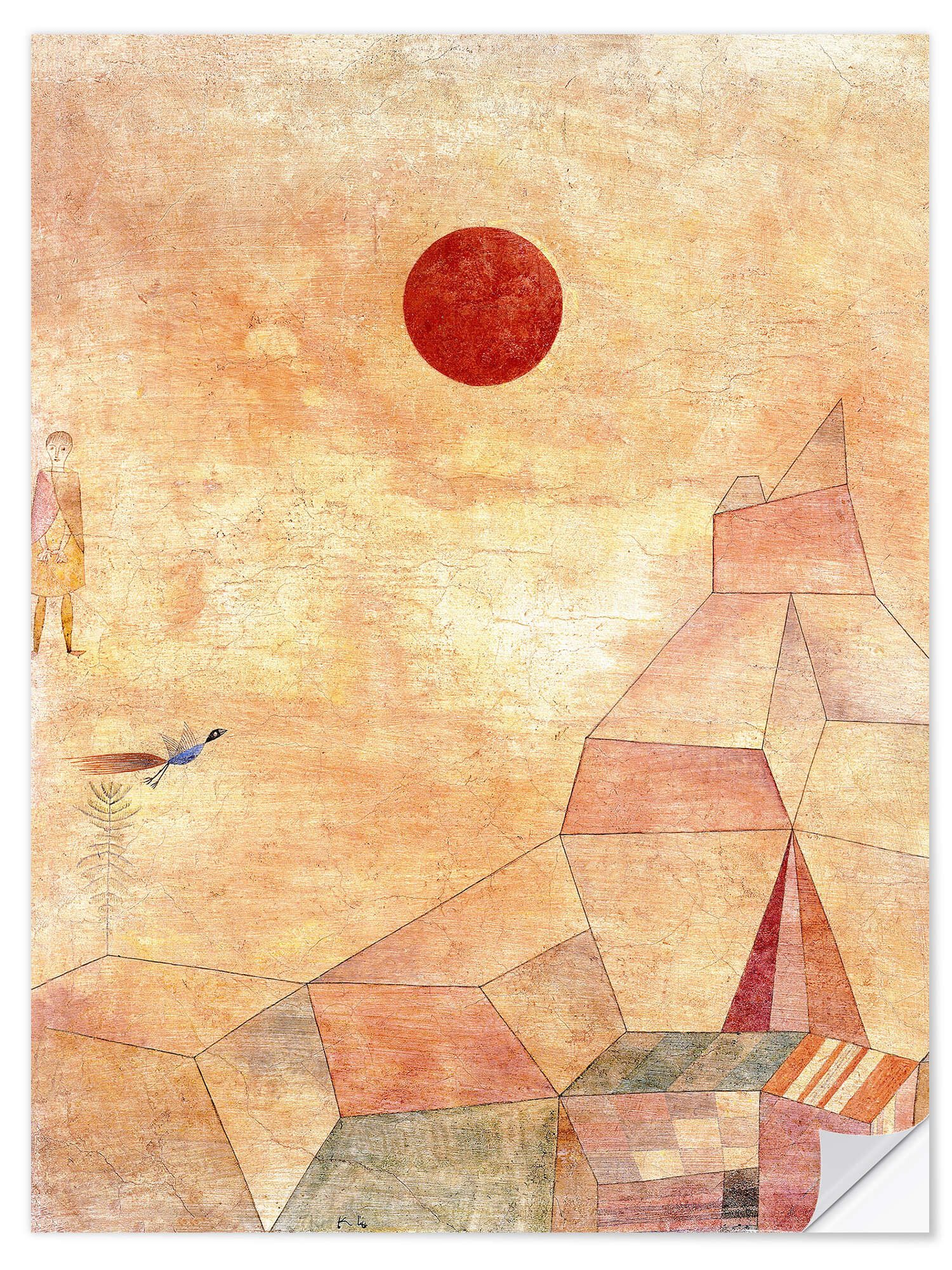 Posterlounge Плакат Paul Klee, Märchen, Schlafzimmer Malerei