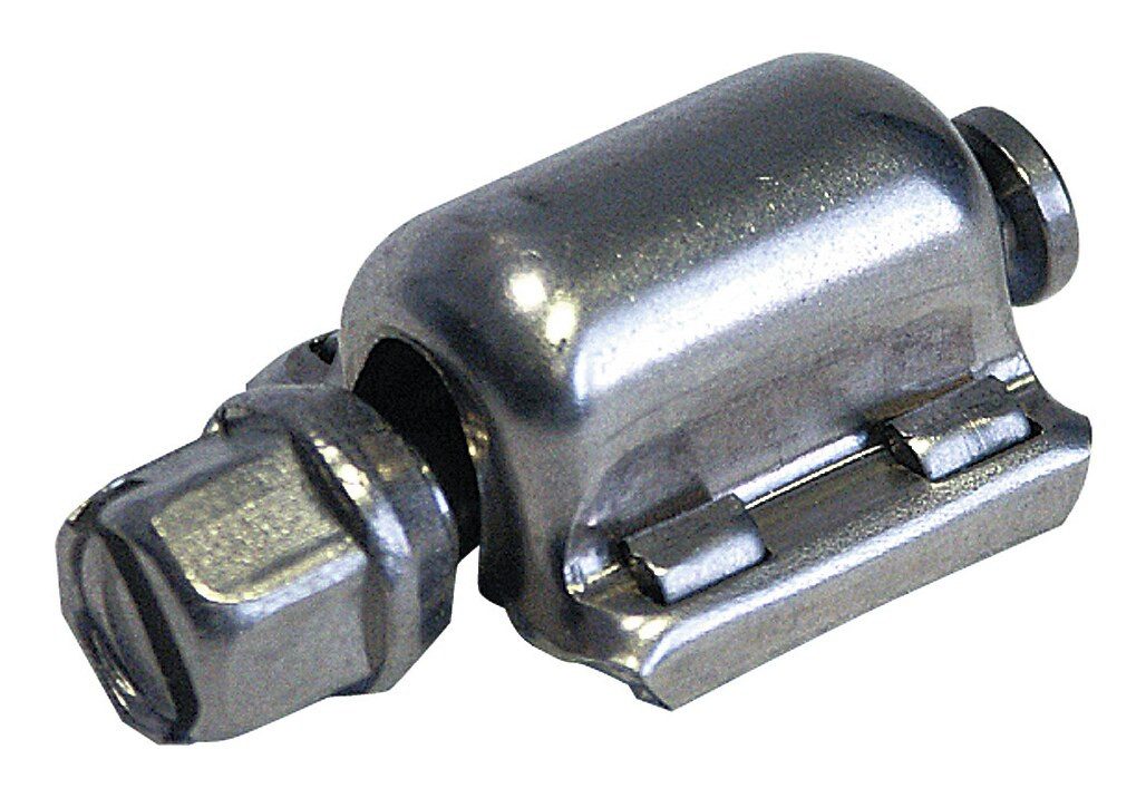 bandimex Schlauchschelle, (50 Stück), Gehäuse für Schneckenschraubband, V2A, 14 mm, Pack a