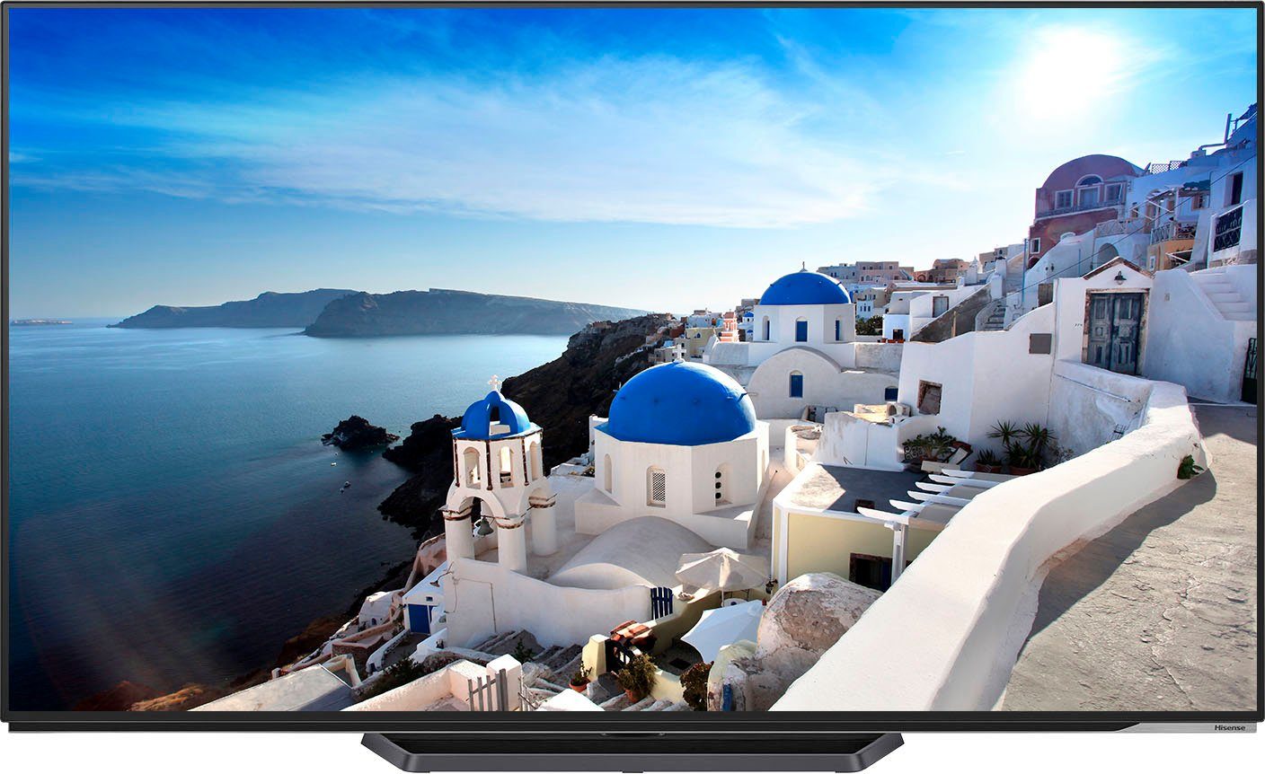 Hisense 55A85H OLED-Fernseher (139 cm/55 Zoll, 4K Ultra HD, Smart-TV,  120Hz, HDMI 2.1, Dolby Vision IQ, USB Recording, Sprachassistenten)