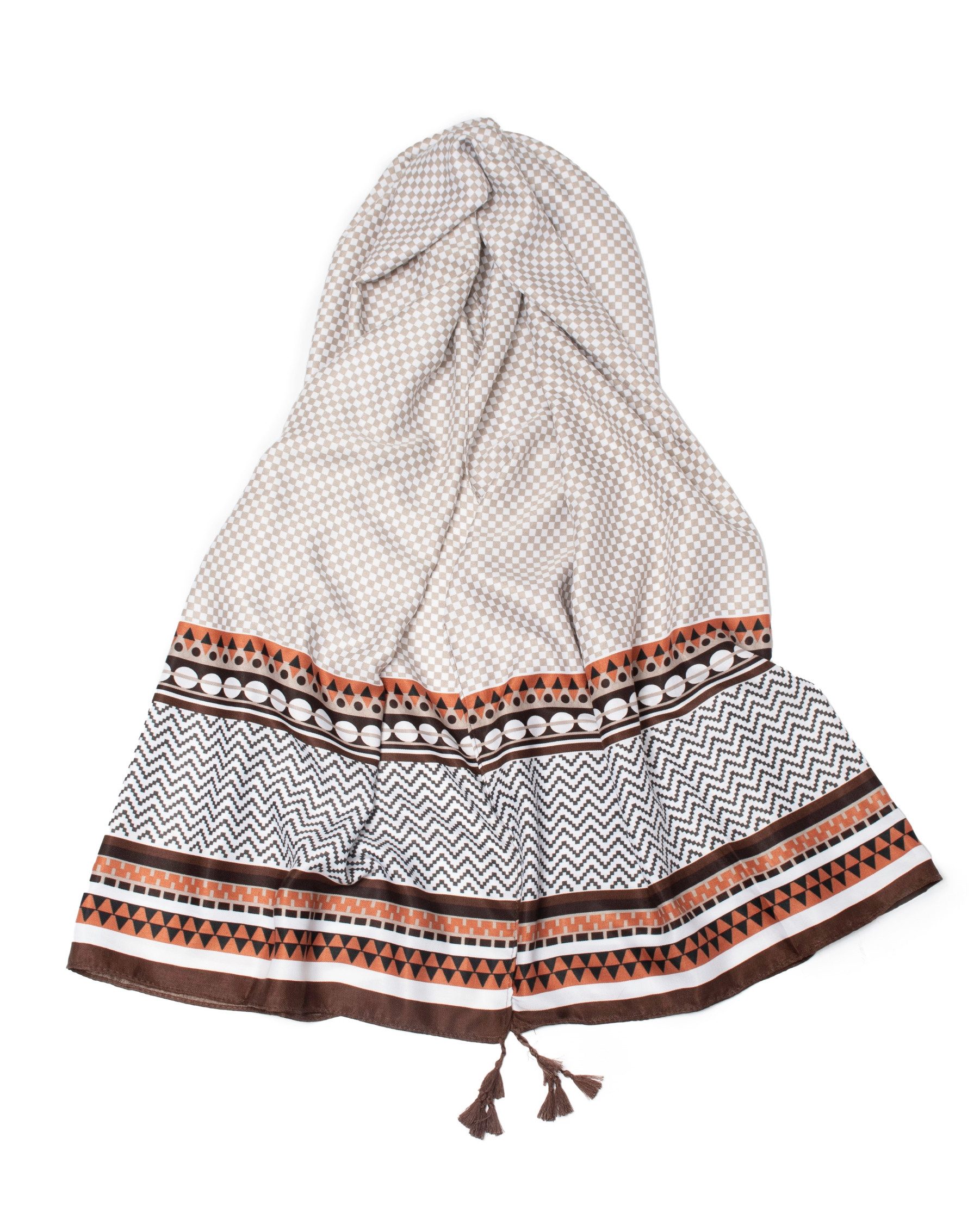 MayTree Modeschal Strandschal 85 x180 Schoko, günstig online kaufen