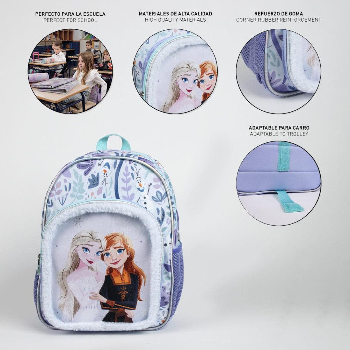 Disney Frozen Kinderrucksack Rucksack für Kinder – Freizeitrucksack & für Schule & Ausflüge