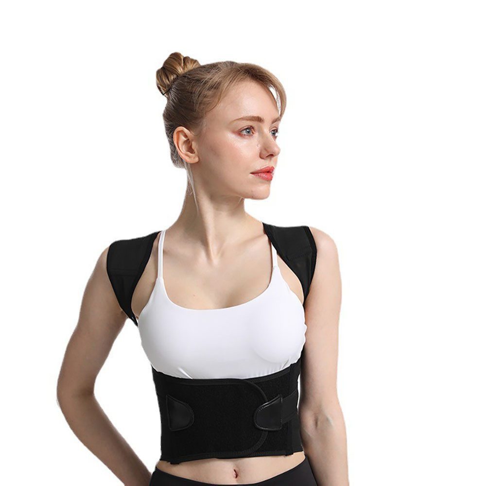 AURIVION Rückenbandage Rückenbandage Haltungskorrektur Herren Damen Rückenstützgürtel (Set, 1-tlg., Back Posture Corrector Haltung Korrektur Gurt), Verstellbare und Atmungsaktive Haltungstrainer