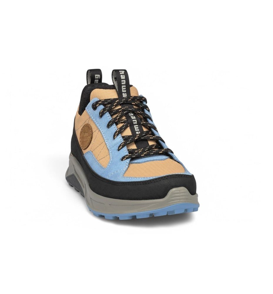 Hanwag Wander-Travelschuhe Rotpunkt Light Low (Veloursleder/Synthetik) Wanderschuh