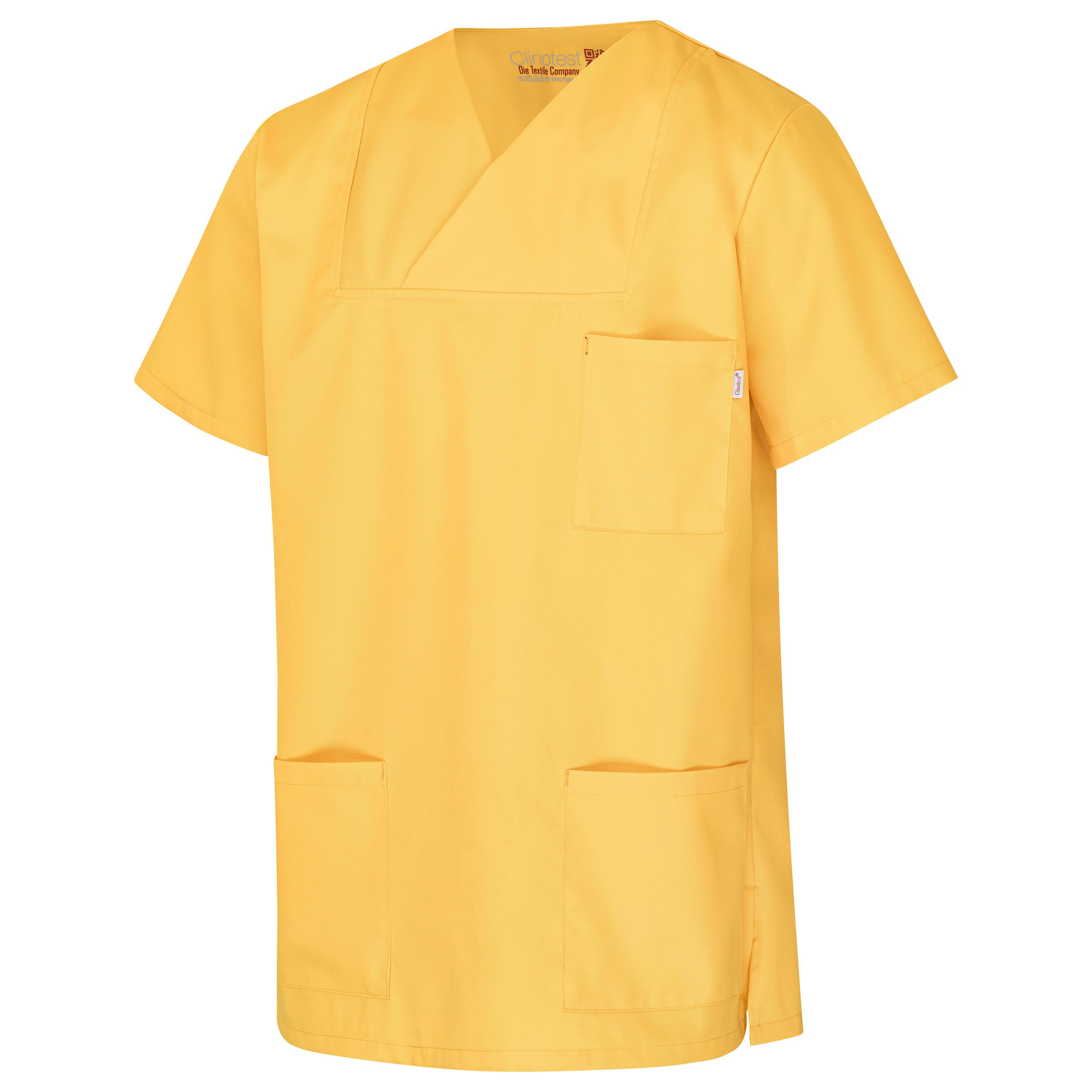 Clinotest Funktionsbluse Kasack Damen & Herren - 95 Grad waschbare, kochfest ohne einzulaufen (1-tlg) Schlupfkasack aus Baumwolle & Polyester - Berufsbekleidung für Pflege