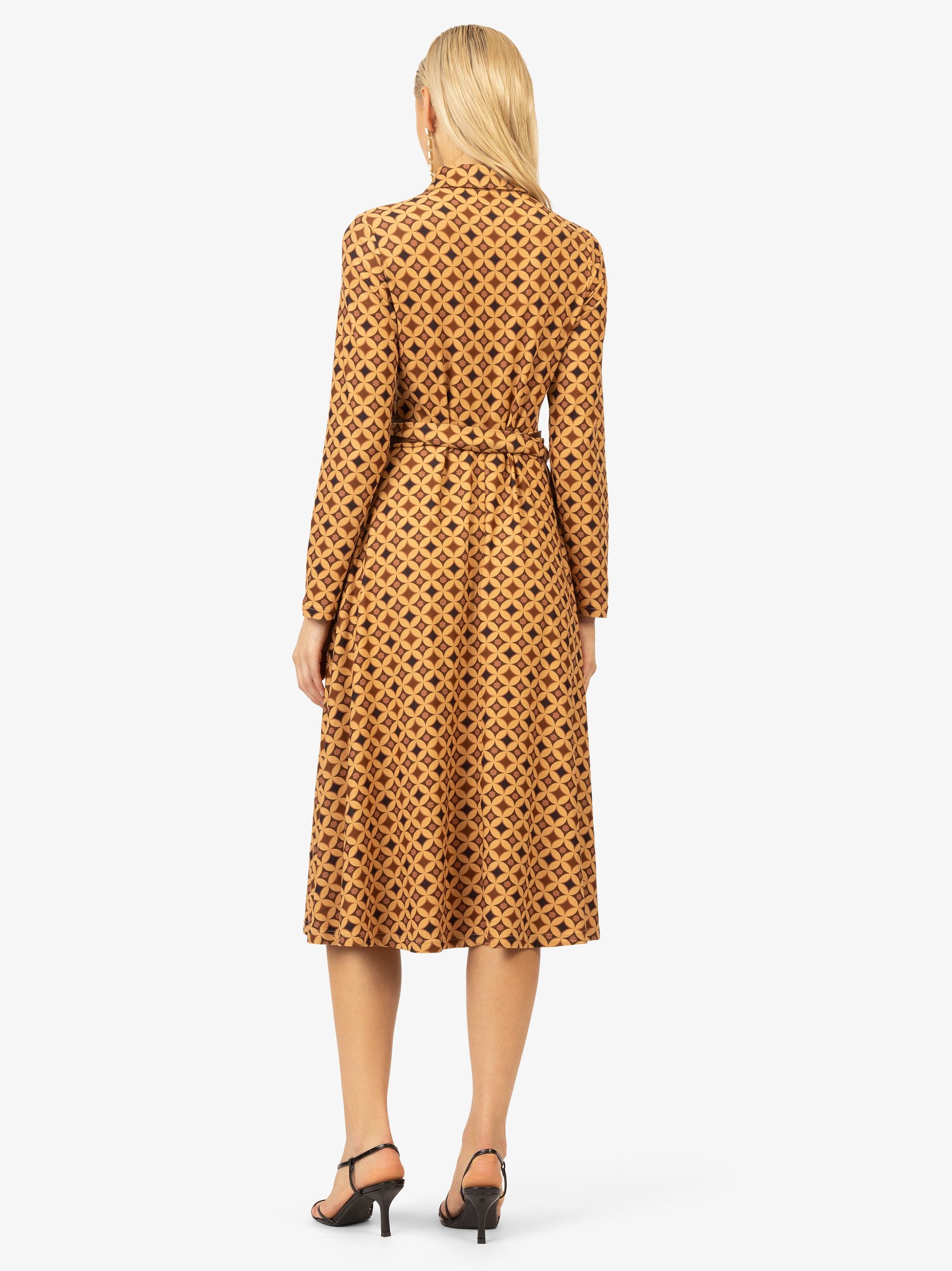 Kraimod Midikleid mit geometrischem Design