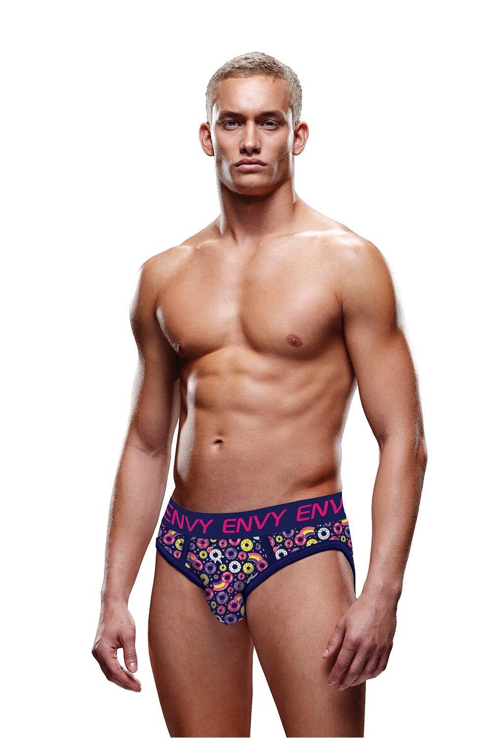 Envy String Unicorn & Donuts Bubble Butt Jock S/M - L/XL offener Po