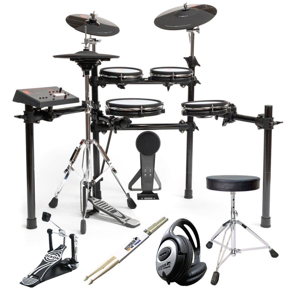 E-Drum 2Box SpeedLight E-Drum Kit Schlagzeug mit Zubehör