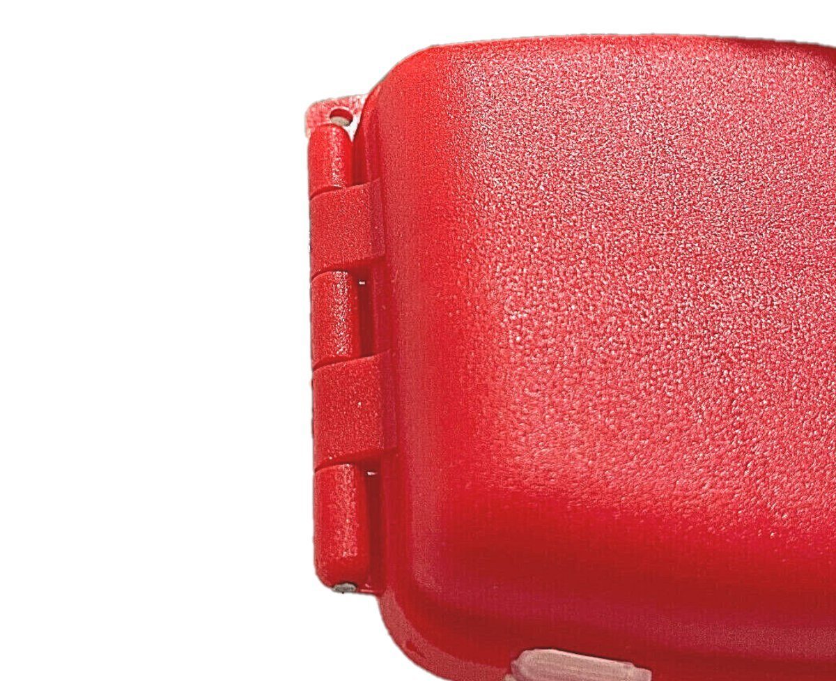 Kammerbehälter Tackle Angelkoffer S Wirbel mit Haken 12 Box Magnet lose Zubehörbox Anplast Grün