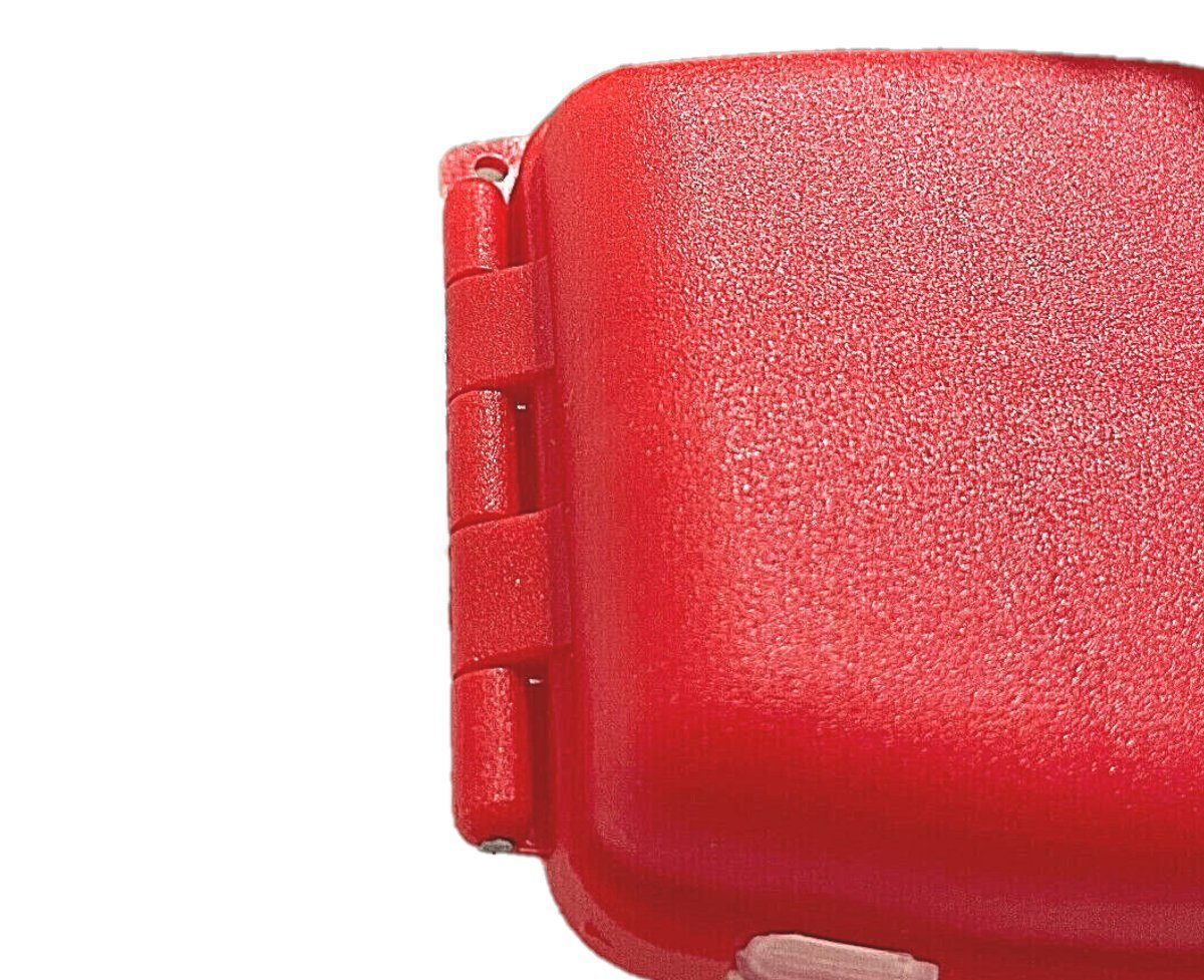 Anplast Angelkoffer Tackle Box S Gelb Zubehörbox mit 12 lose Haken Magnet Wirbel Kammerbehälter