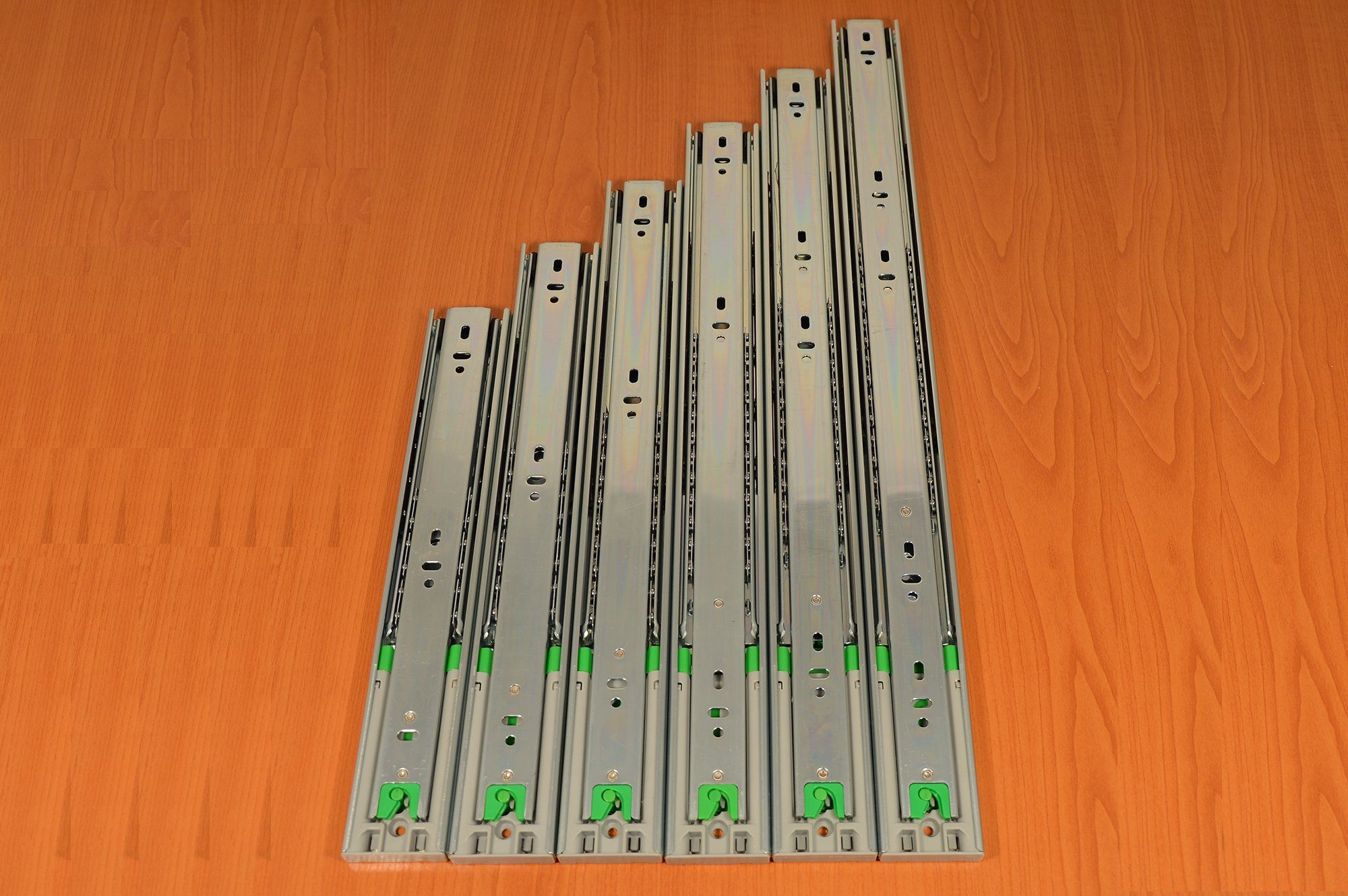 FGV Teleskop-Vollauszug Vollauszug mit hydraulisch Dämpfer Teleskopschiene Schubladenschiene