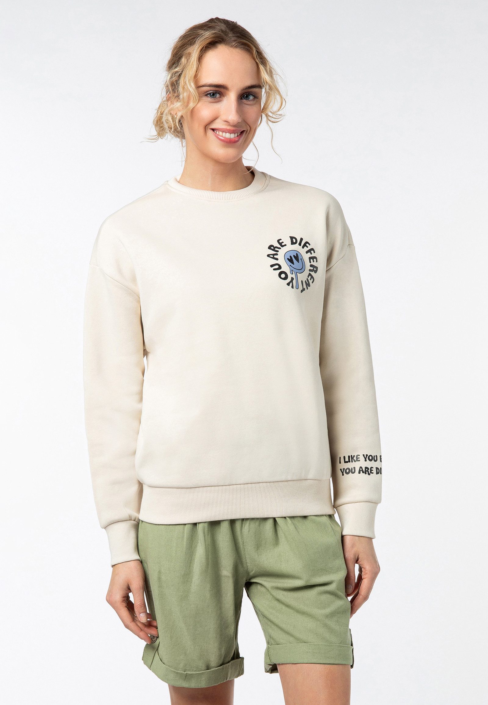 SUBLEVEL Sweatshirt Damen Pullover langarm mit günstig online kaufen