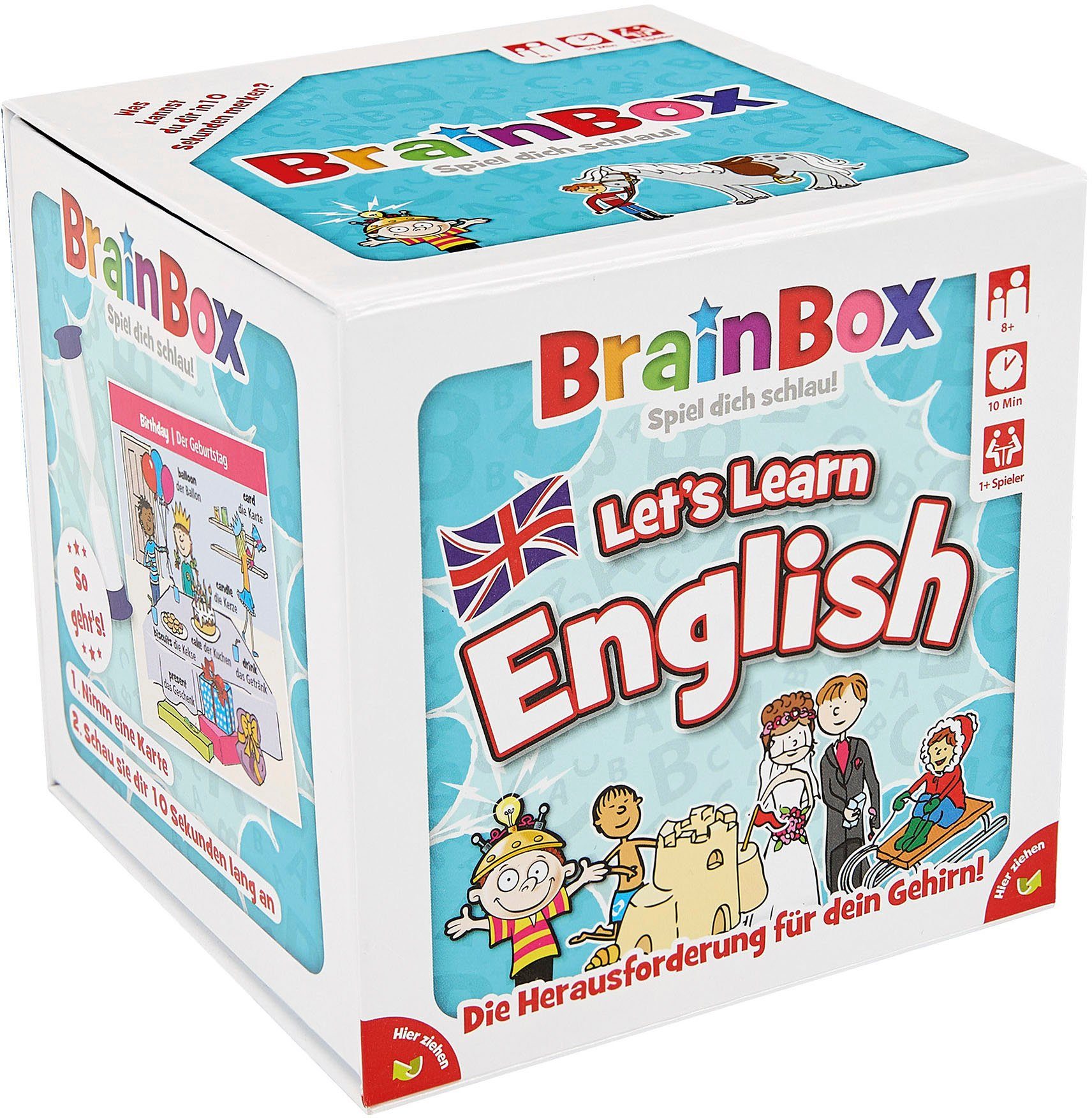 BrainBox Spiel Let's Learn English, Lernspiel