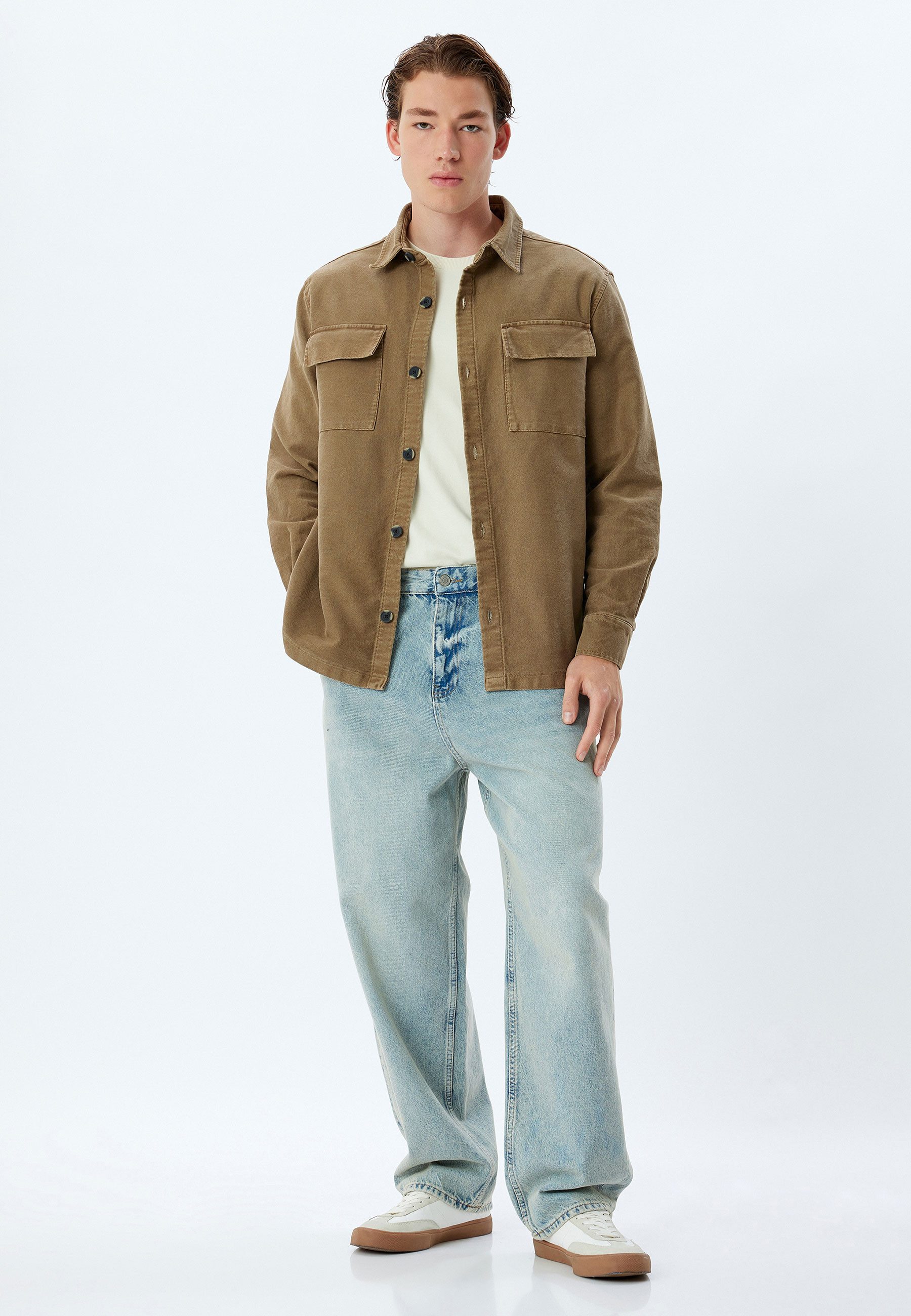 Koton Hemdjacke Regular Klassisch