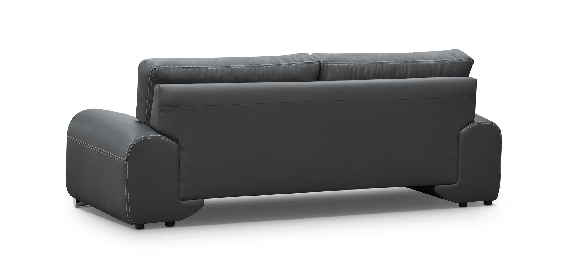 OMEGA Dreisitzer 40) Beautysofa Sofa (dolaro Neu Sofa Anthrazit Couch
