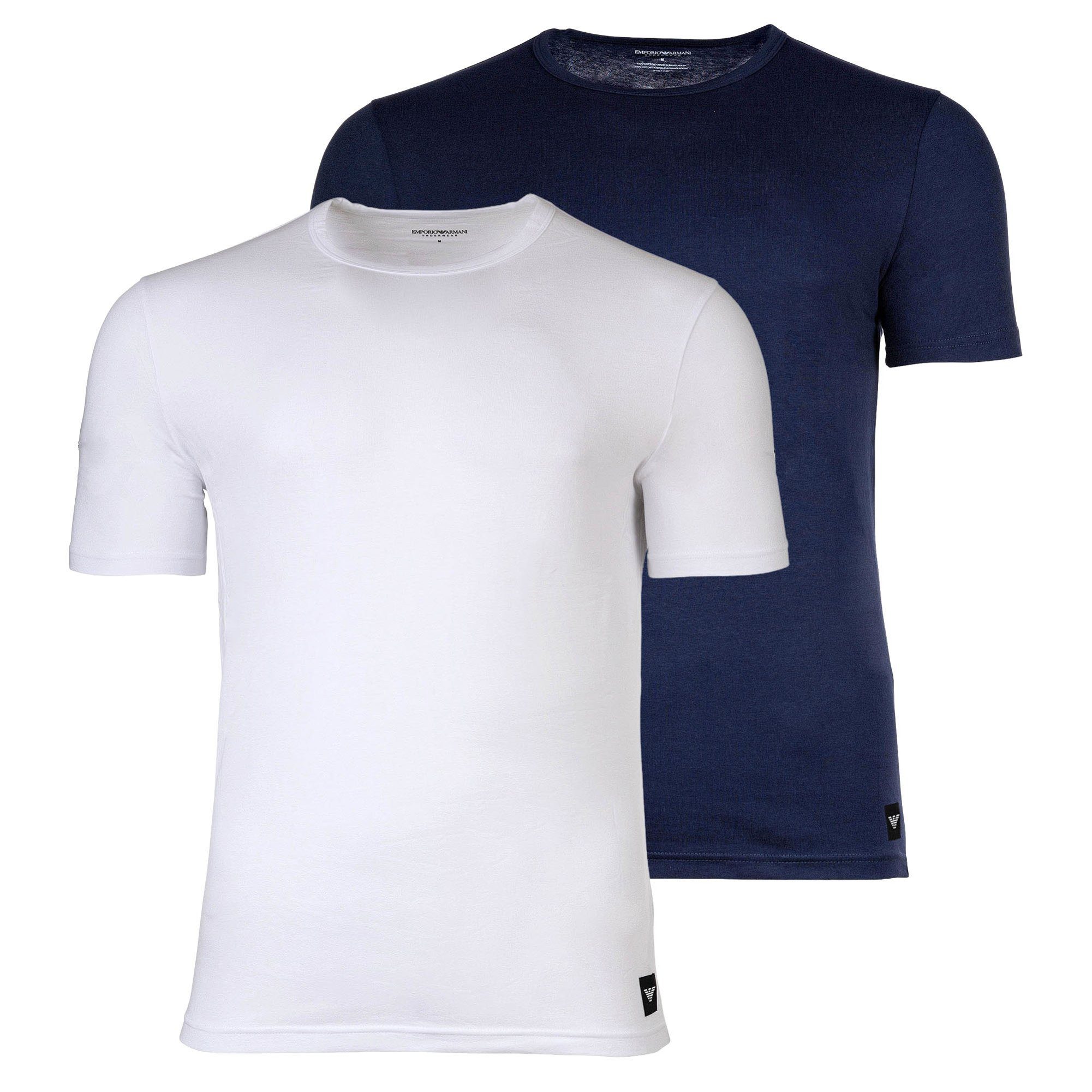 T-Shirt Herren T-Shirt 2er Pack Baumwolle