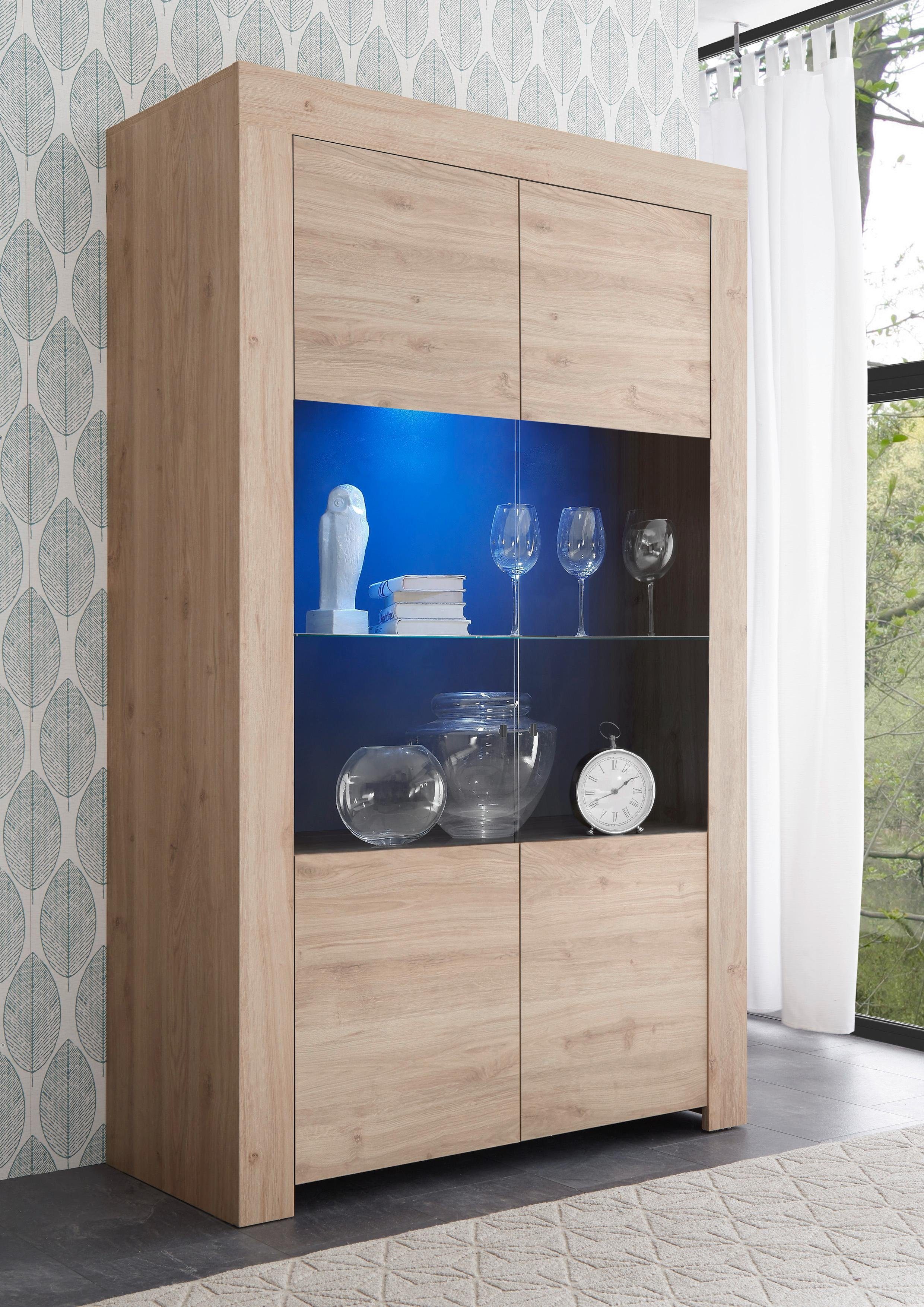 INOSIGN Vitrine "Firenze, Stauraumvitrine" Höhe 186 cm günstig online kaufen