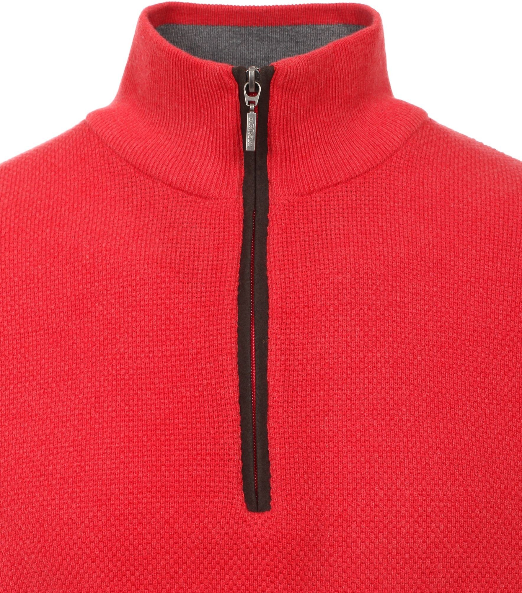 Reißverschluss (513) Rot Redmond Troyer Sweatshirt