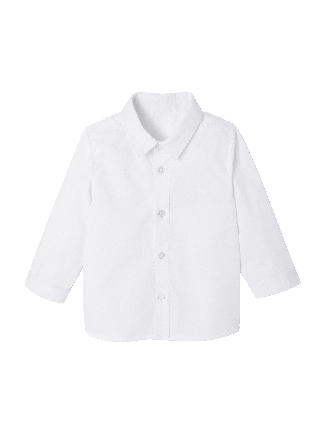 vertbaudet Langarmhemd Baby-Set: Hemd, Weste und Fliege, festlich