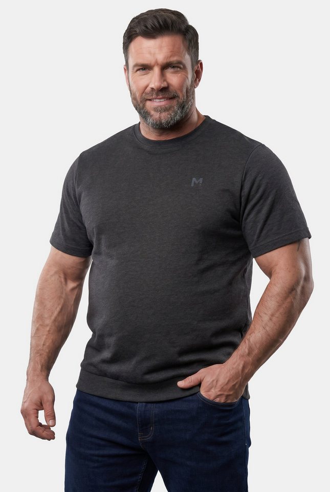 Men Plus T-Shirt T-Shirts 2er-Pack Bauchfit Basic Halbarm