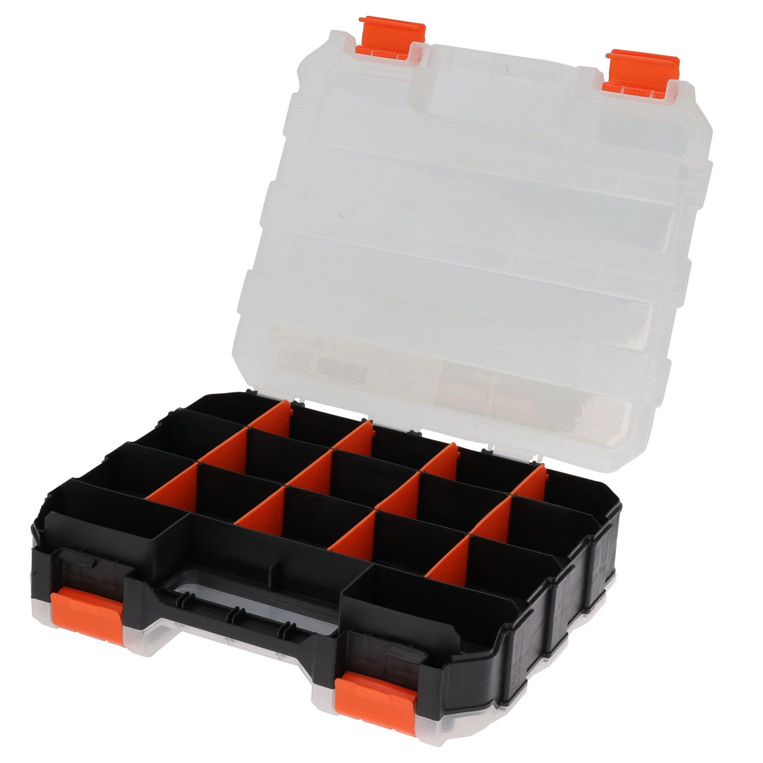 Mojawo Uhrenbox 2 Stück XL Organizer Sortimentskasten Kleinteilemagazin Schraubenbox